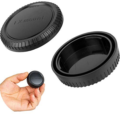 Set accessori per fotocamere con 1 copertura protettiva per fotocamera e 1 copriobiettivo posteriore, compatibile con FUJIFILM X, per tutti i modelli Fujifilm X, ricambio cappucci protettivi, Camera