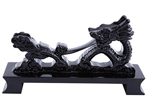 Oumefar Porte épée en Bois NinJja Samurai , Porte épée Katana Support , Présentoir en Forme de Dragon Chinois pour Porte Armes
