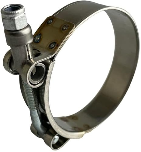 Morsetti per tubi flessibili in acciaio inossidabile T Bolt W2 per macchine industriali & clip di scarico 82-90mm x4