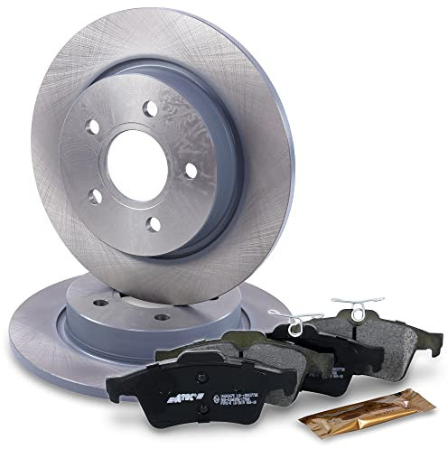 ATEC Germany Bremsenset Hinterachse inkl. Bremsscheiben Ø 271 mm Voll + Bremsbeläge Hinten Kompatibel mit FORD FOCUS Mk3,FOCUS Mk3 Stufenheck,FOCUS Mk3 Turnier