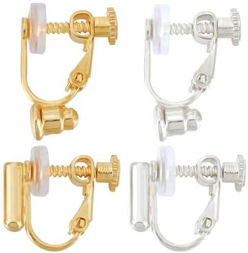 Beebeecraft 16 pièces convertisseurs de Boucles D'Oreilles à Clipser à Vis