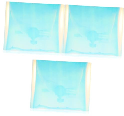 Lurrose 3rollen Nachtleuchtendes Wärmeübertragungsfolie Thermotransfer Vinyl Film Für Textilien Geeignet Für Bekleidungsdesign Einfache Anwendung Langlebiges Pu-material
