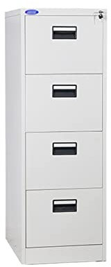 AcLipS Büroschränke Büro-Aktenschränke aus Metall und Stahl, Boden-Aktenschrank, mobiler niedriger Schrank for das Heimbüro mit Schubladen Filing Cabinet (Color : 4-Drawers)