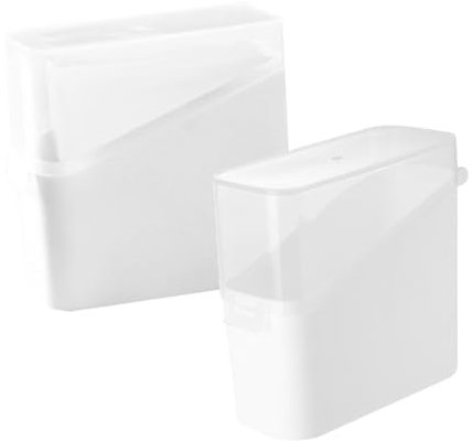 VINTORKY 2piezas Recipientes Para Guardar Queso Lonchas Caja Para Lonchas De Queso Tapa Organizador De Almacenamiento Frigorífico