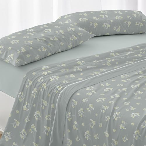 Burrito Blanco Bettwäsche-Set aus Velvelina, Kunststoff, Eukalyptus, Ancho de 105 cm