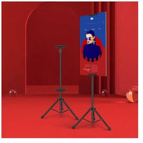 Doppelseitiger Schilderständer, Schilderhalterständer für Displays, Verstellbarer Plakatständer, einziehbarer Bannerständer, Schilderhalter für den Außenbereich, doppelseitiges Stativ, Höhe bis zu 8