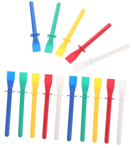 VILLCASE 15 Stück Kleberapplikator Lederleimspatel Tragbare Leimverteiler Selbstgemacht Kunsthandwerkswerkzeuge 5 Farben Für Bastelprojekte