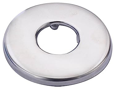 Edelstahl Split Runde Rosette Platte Wand Split Flansch Wasser Rohr Wasserhahn Dekorative Abdeckung Bad Zubehör