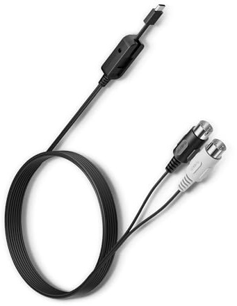 CME C2MIDI Pro - Dual-Purpose USB-C MIDI Kabel mit Filter, Mapper & Router - Plug & Play USB-to-MIDI Interface - Smartes Standalone MIDI Kabel mit 32-Bit Prozessor