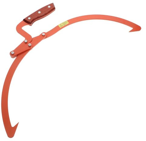 Veemoon Wood Lifting Tools Timber Grabber Heavy Duty Log Lifting Manual Tool for Handling Dragging and Carrying of Logs and Firewood in Garden