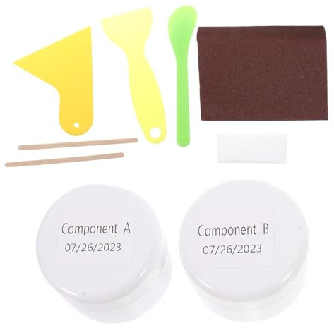 SHINEOFI Kit Riparazione Per Porcellana e Piastrelle Vernice Inodore Per Vasca Da Bagno Riparazione Ceramica Per Lavandini e Docce Per Superfici in Porcellana 1 Confezione