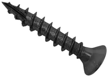 Forgefix Spectre - Tornillo multiusos para madera compatible con PZ, 4,0 x 25 mm, caja de 200, acabado recubierto negro para una excelente resistencia a la corrosión