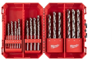 Milwaukee 4932493870 25 Piece Thunderweb HSS-G Metal Drill Bit Set