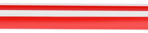 10m Rutschfester Treppenkanten-Schutz, Selbstklebendes PVC-Kantenprofil, Antirutsch-Streifen für Stufen, 5 cm Breite für Indoor/Outdoor, Weiß