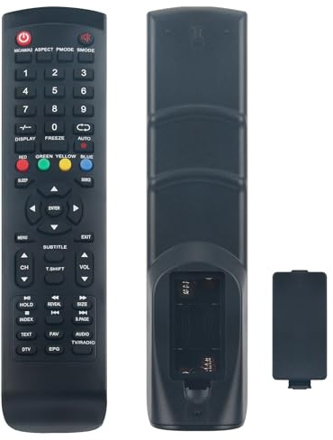 AULCMEET Telecomando di Ricambio applicabile per Nordmende Akai AKTV2017C AKTV2412T AKTV242 AKTV2421TN AKTV246-DT AKTV257LED AKTV2820 AKTV3209 AKTV3215 AKTV3215 AKTV3217C AKTV404TS