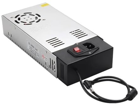 Interruptor De Fuente Alimentación 24V DC 12V 360W Transformador AC 15A 30A Piezas Impresora 3D Reguladas Universales Salida Precisa Y Estable(with switches Kit,12V 30A)