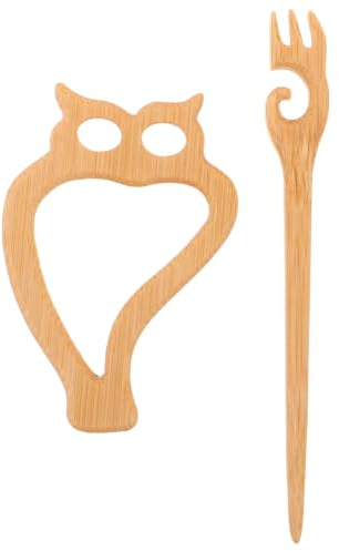 TOVINANNA Broche en Bois pour Cardigan Finition Lisse, Épingle Décorative Qui Ne Déchire Pas Pulls, Vacances
