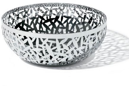 Alessi - Obstschale/Schale - Cactus! - Edelstahl - Farbe: Silber - Ø 21 cm
