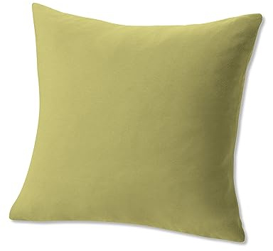 Estella Nackenrollenbezug Mako-Feinjersey lindgrün Größe 40x15 cm Ø