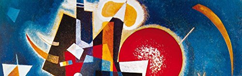 1art1 Wassily Kandinsky Im Blau, 1925, 1-Teilig Selbstklebende Fototapete Poster-Tapete 240x75 cm