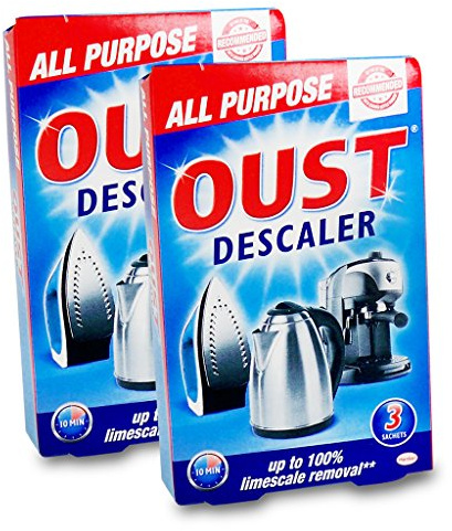 Oust Descaler All Purpose Limescale Remover Removal Kettle Iron Dishwasher (6 Sachets)