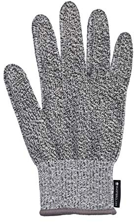 MasterClass Schnittfeste Handschuhe, Küchenhandschuhe Lebensmittelzubereitung, Schnittschutzhandschuhe zum Schneiden und Filetieren, Fingerlinge Handschuhe Schnittfest, Grau, Einheitsgröße, 1 Einheit