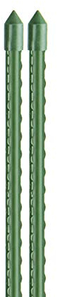 bellissa - Rankhilfe Kunststoff grün 10er Set 90cm Ø 8mm Rankstäbe - Hochwertige Pflanzenstütze mit Stahlkern für Rankpflanzen - Pflanzstäbe aus Plastik widerstandsfähig & für Garten & Balkon