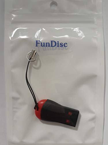 FunDisc USB 2.0 MicroSD T-Flash TF Memory Card Reader whistle Style USB Card Reader Adapter