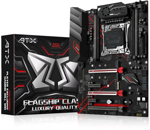 MACHINIST X99 Computer Motherboards, LGA 2011-V3 (Intel Core i7 5th/6th Gen) ATX Server Motherboard with VRM Fan (PCIe 3.0, Dual M.2, SATA 6Gb/s, DDR4, Gigabit Ethernet) for Intel XEON E5 V3/V4 series