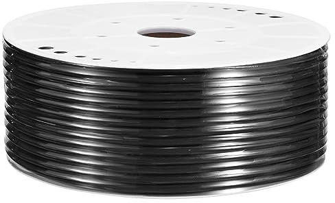 QUARKZMAN 160 Meter PU Pneumatikschlauch 6mm x 4mm (Außen-Ø x Innen-Ø) Pneumatic Polyurethane Schlauch Flexibel Druckluftschlauch Wasserschlauch Fluidtransfer Luftkompressor Schwarz