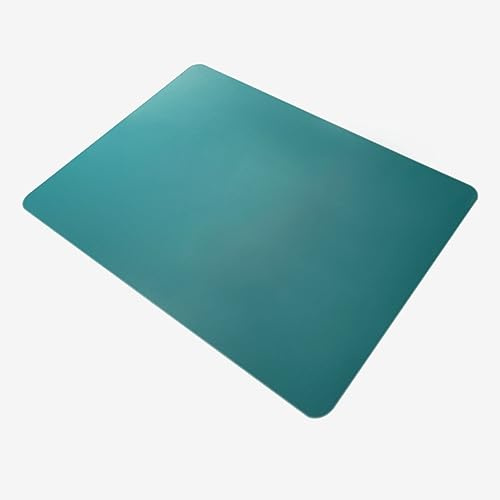 Floordirekt Tappetino Protettivo per Pavimenti duri, colorato per Sedia da Ufficio, in Polipropilene, Spessore: 1,9 mm (Turchese, 114 x 150 cm)