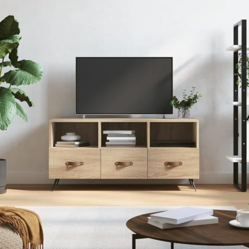 RAUGAJ Home & Garden TV-Schrank, Sonoma-Eiche, 102 x 36 x 50 cm, Holzwerkstoff