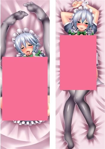 RuiHao Anime Kissenbezug Manga Kissenhülle Für Hentai Waifu Uncensored,Anime Pillowcase Digitaler Doppelseitiger Druck Kissenbezug,Seitenschläferkissen Bezug,Bedding Umarmungskissen Bezu