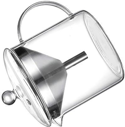 MAGICLULU Transparenter Fettbehälter Mit Ölfilterfunktion Haushaltsölbehälter Praktische Küchenausrüstung Für Einfaches Trennen Von Speiseresten Und Öl