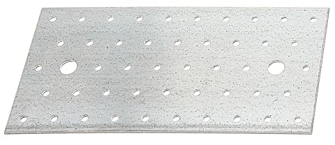 Alberts 820374 Lochplatte | sendzimirverzinkt | 200 x 100 x 2 mm | 25er Set