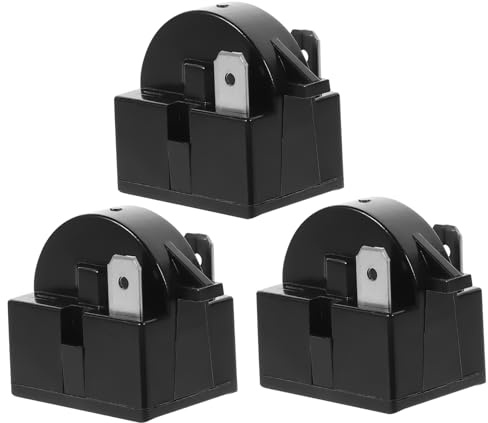 HOMSFOU 9pièces Ptc Démarreur De Réfrigérateur Protecteur De Surcharge Pour Compresseur De Frigo De Rechange Pour Réfrigérateurs Et Congélateurs