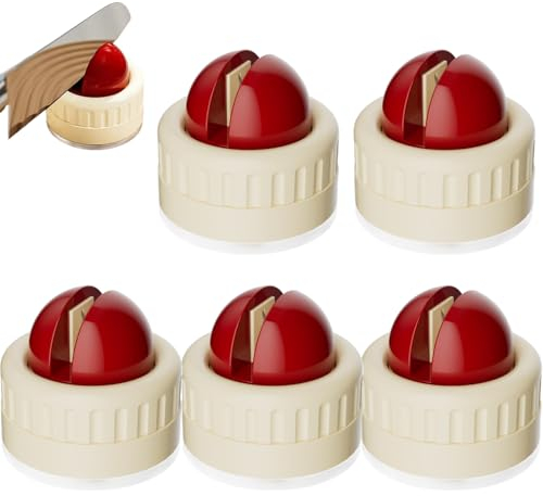 Mini Knife Sharpener with Suction Cup, Compact Stability Whetstone Sharpening Stone Knife Sharpener, Ideal for Sharpening Knives, Suitable for Most Blades, Knife Sharpener - 5 Red