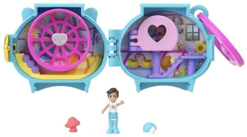 Polly Pocket Kuscheltiere Kompaktes Spielset GYV99 - Hedgehog Hxx23