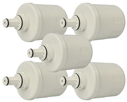 vhbw 5x cartuccia filtro per l'acqua compatibile con Samsung RS21JLAT1, RS21JLAL1, RS21FANS1/XEG, RS21JGNS1, RS21JGRS1, RS21JGMS1 frigorifero