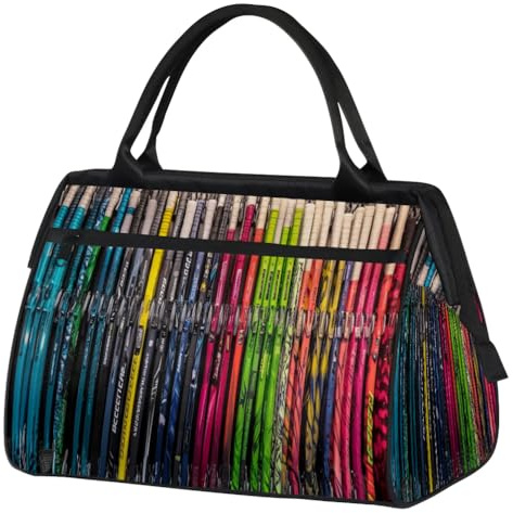 Reisetasche für Hockeyschläger für Damen, Herren, Kinder, Jungen, Mädchen, Wochenende, Übernachtung, 24 l, für Sport, Fitnessstudio, Yoga, farbe, Big, Taschen-Organizer