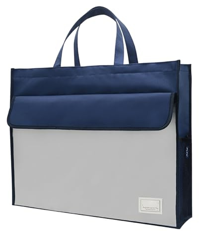 Zunishaone Dokumentenhalter, A3, Oxford-Gewebe mit Reißverschluss, Geschäftsdokumente, Akten, Karten, Dokumente für Büro, Arbeit, Reisen