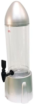 Folpus Dispensador de Cerveza Dispensador de Bebidas 3L Gran Capacidad Torre de Cerveza Desmontable Bebidas Dispensador de Jugo para el Bar Home Holiday, Plata