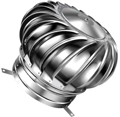 Mipcase Cappuccio Impotente Comignoli Per Caminetti Tappo Di Sfiato Del Tetto Tappo Di Ventilazione Cappa Del Tetto Del Comignolo Del Silver Acciaio Inossidabile