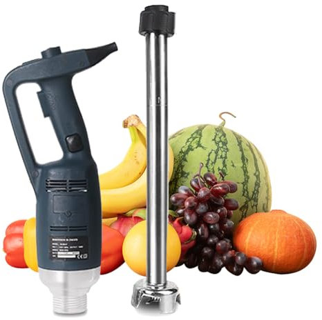 Frullatore elettrico ad immersione per impieghi gravosi commerciali, velocità variabile per cucina, perfetto per zuppe, puree e frullati, 16000 giri/min ad alte prestazioni