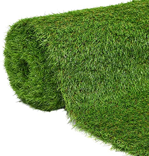 Hogar y jardín, césped artificial para muebles, 1 x 2 m/40 mm, color verde