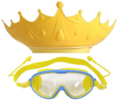 1 Piece of Children's Shampoo Cap, 1 Piece of Waterproof Glasses, Children's Shampoo Set, Adjustable Shampoo Cap, Protective Glasses, Ear Shampoo Cap, Children's Products.