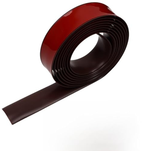 Machify 300 cm L x 4 cm B, PVC-Streifen, flexibler Streifen für Laminatböden, selbstklebende Boden-Übergangsstreifen, Bodenspalt-Abdeckleiste, flache Trennleiste für Bodenreparatur oder Türübergang