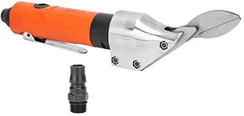 Cloimei Tijeras neumáticas de 1/4 de pulgada, cortador de metal neumático de 22000 RPM, tijeras rectas de acero industrial de alta velocidad para corte de chapa metálica y reparaci