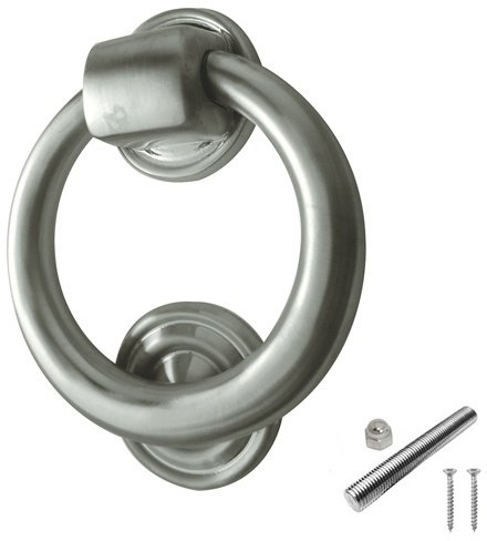 Jedo JV37SC Durchmesser: 105 mm. SC Ringklopfer, Satiniertes Chrom