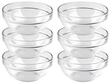 Luminarc Serie Empilable Schüssel 14 cm im 6-er Set stapelbare Schüsseln in zeitlosem Design
